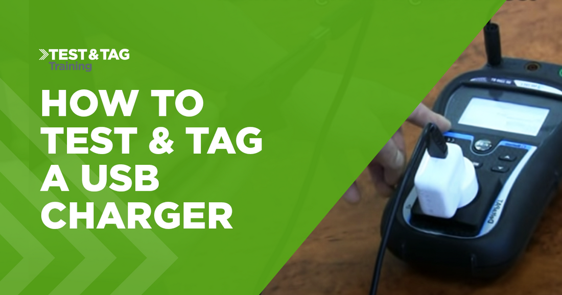 how to test and tag usb charger